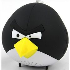 Black Color Angry Bird Portable MP3 Speaker