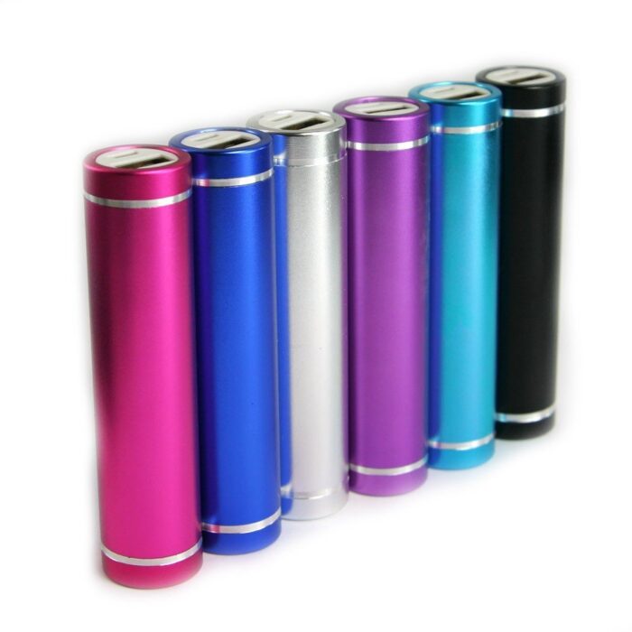 Pink Color Lighter Design 2600 mAh Portable Power Bank - 2