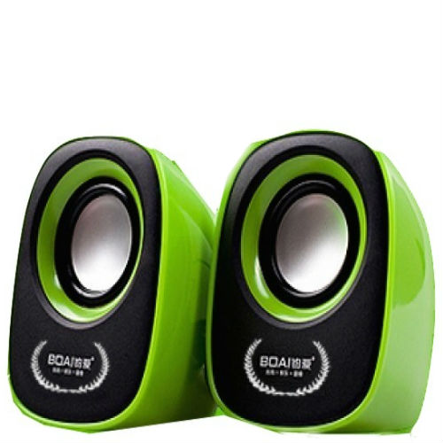 Green Color Audio Usb2.0 Portable  Mini Speaker
