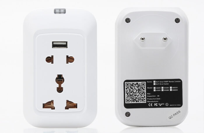 3 Ports Wi-Fi Smart Wall Socket - 3