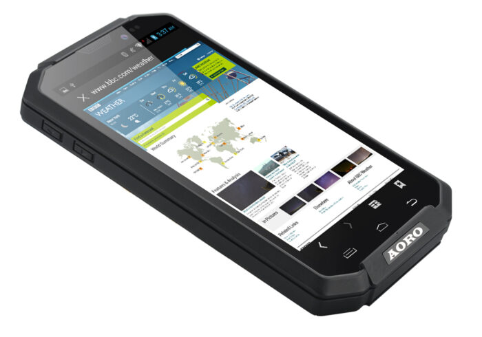 Black 5 Inch Aoro I5 Rugged Smartphone - 3