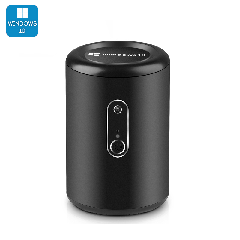 Black Bluetooth 4.0 Windows 10 Mini PC