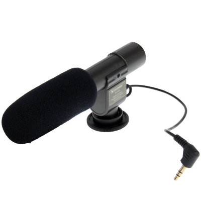 Black Mini Professional Stereo Microphone