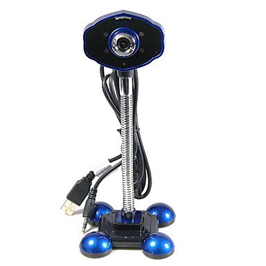 Blue High Definition UVC Microphone Night Vision Webcam