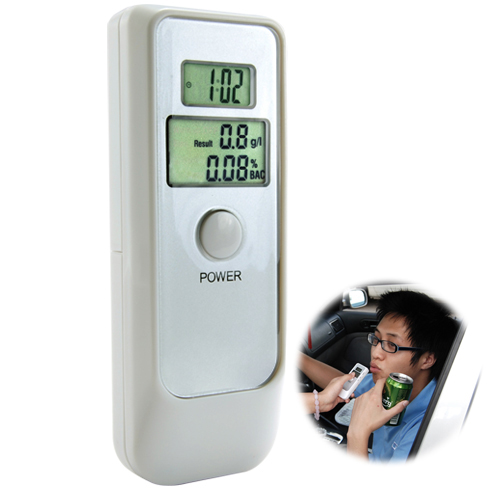 Breathalyzer Dual LCD Display Alcohol Tester