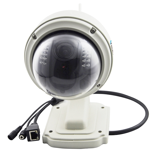 Cut Pan-Tilt CMOS Sensor Wireless Dome IP Camera