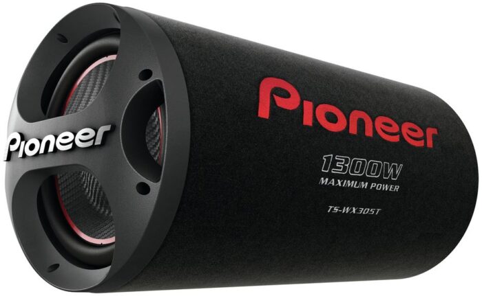 Durable 1300W Bass Reflex Sub with Tube Enclosure Box