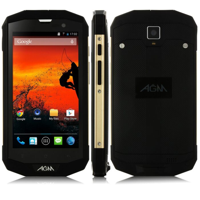 Latest Black 5.0 Inch OS Android 4.4 Rugged Phone - 7