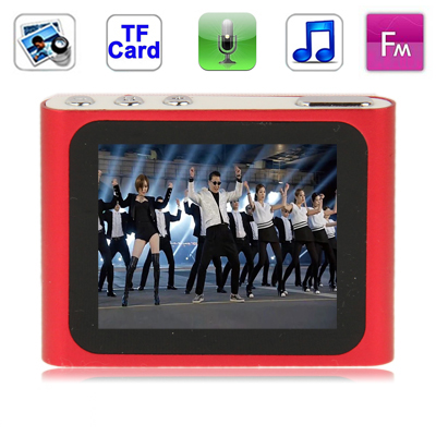 Metal Red 1.8 inch TFT Screen MP4 Player