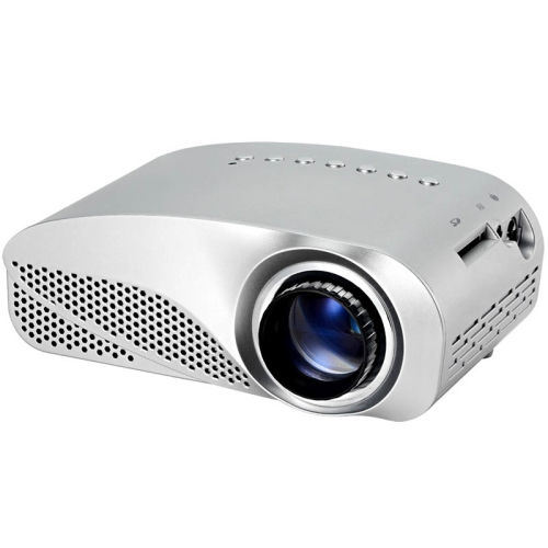 Silver Portable Micro Projector Home Theater