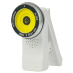 White 180 Degree Rotation WiFi Video Camera