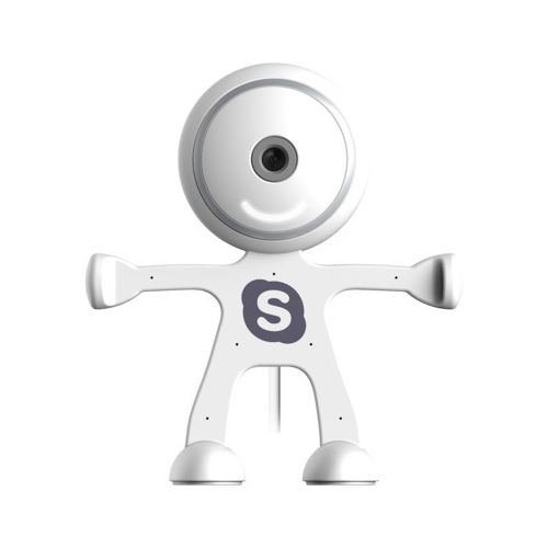 White Color Stereo Headset With Webcam- 1