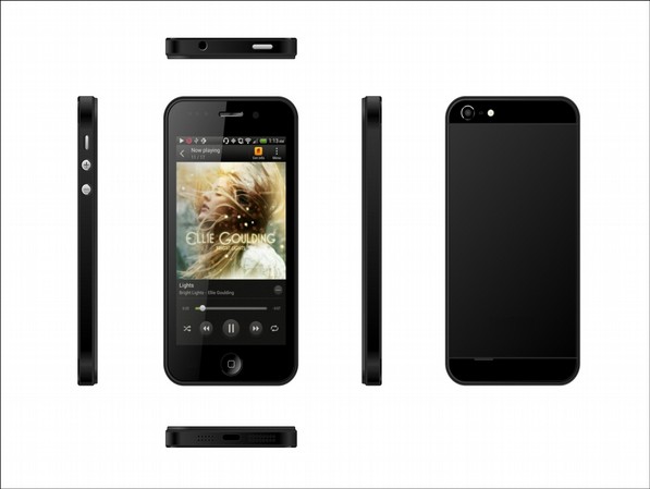 Black Android 4.0.3 Dual Sim Smartphone