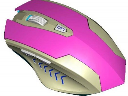 Double Color 4D Button Wired Optical Mouse