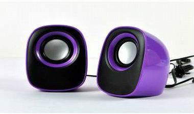 Purple 2.0 Usb Speakers