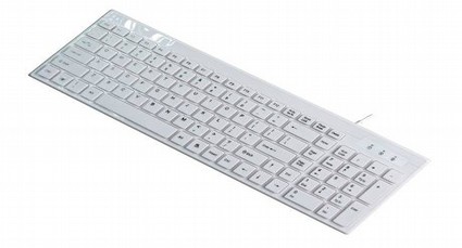 White 104 Chocolate Keys Standard Keyboard
