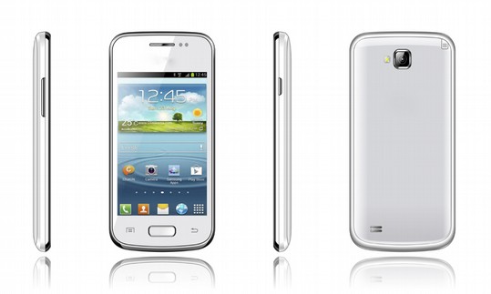 White 2G Android Touch Screen Smartphone