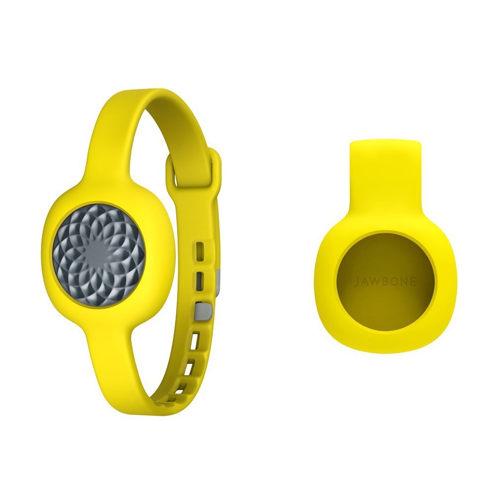 Yellow Slim Strap Activity Tracker for iOS and Android