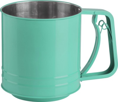 Green Stainless Steel Flour Sifter Sieve