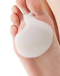 White Metatarsal Pain Toe Spreader Pad