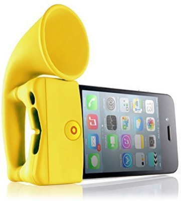 Yellow Horn Stand Mobile/Tablet Speaker