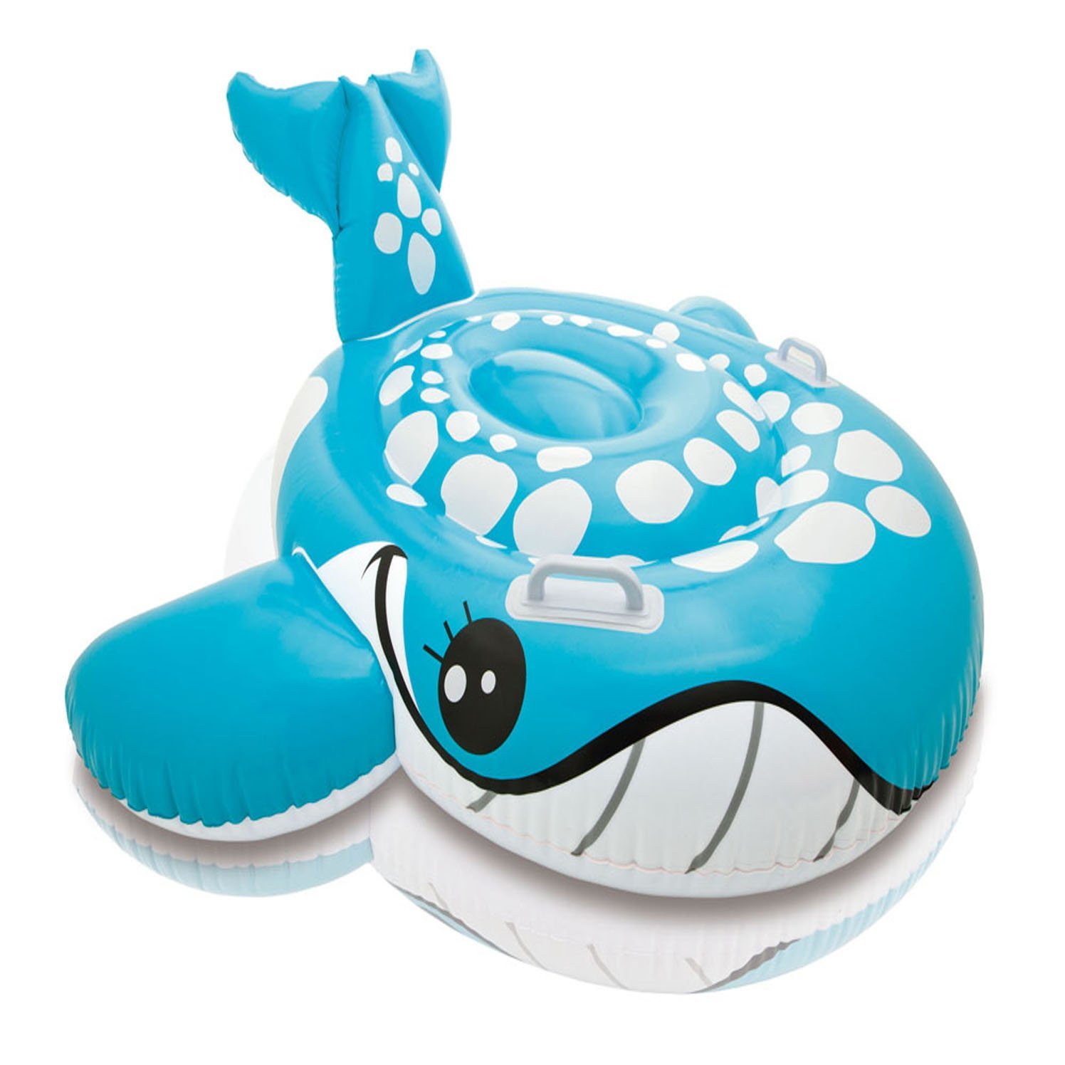 Bashful Blue Whale Inflatable Ride-On Pool Beach Float