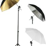Double Off Camera Flash Photography Shoe Mount Swivel Bracket Umbrellas