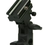 Double Off Camera Flash Photography Shoe Mount Swivel Bracket Umbrellas