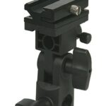 Double Off Camera Flash Photography Shoe Mount Swivel Bracket Umbrellas