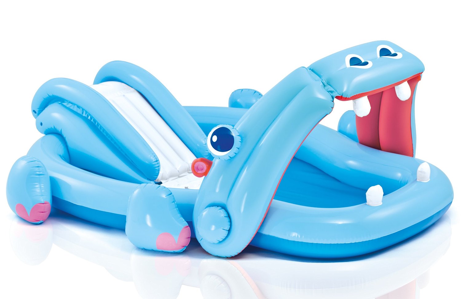Kids Hippo Water Play Center Inflatable Pool