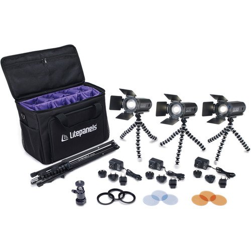 Portable Litepanels Caliber 3-Light Kit