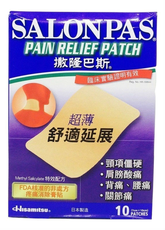 10 Pcs of Methyl Salicylate Pain Relief Patches