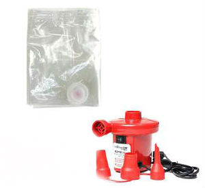 3Vacuum Seal Storage Bag And AC Electric Air Pump Combo