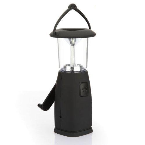 6 LED hand-up dynamo solar camping bivouac lantern light.