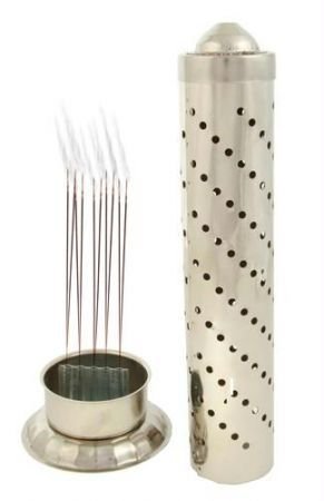 Agarbatti Stand Stainless Steel Incense Holder.