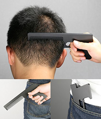 Black Color Gun Shape Comb