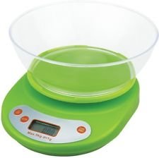 Digital Kitchen Multi-Purpose Transparent Bowl With 5kg Weighing Scale