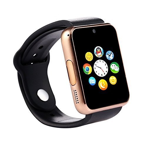Smart Phones Supports Bluetooth Copper Brown Smartwatch