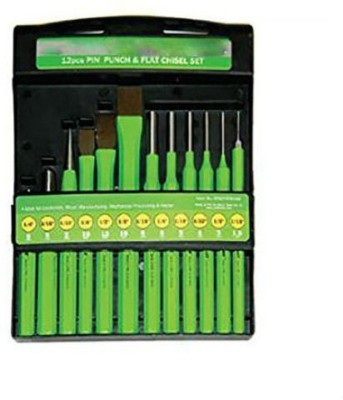 12 Pcs Pin Punch & Flat Chisel Set