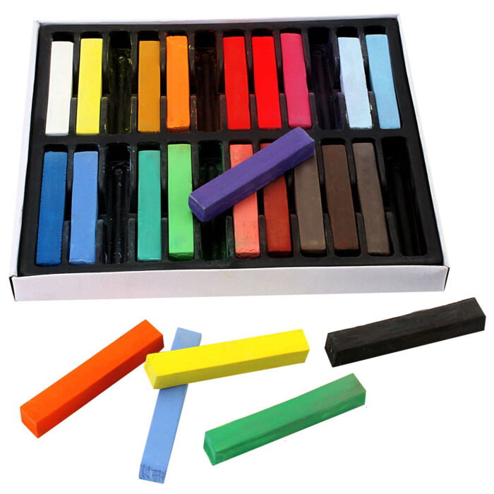 24 Non Toxic Temporary Hair Colouring Soft Pastels