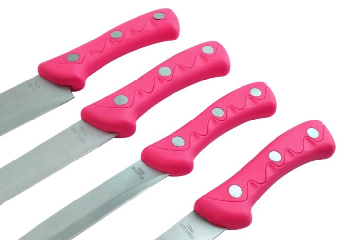 5 Piece Kitchen Knife Set with Chopping Board.