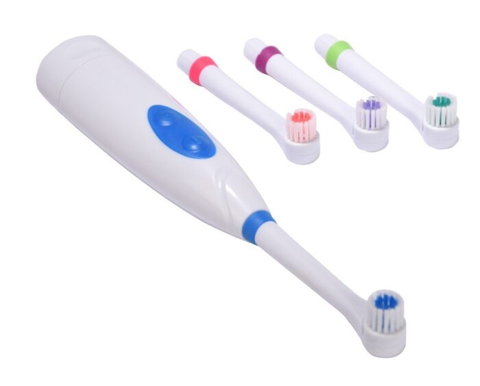 Family Power Toothbrush With 4 Brush Heads And Storage Stand