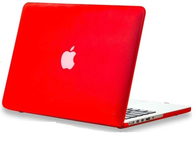 Red 13-Inch Rubberized Hard Case, Silicone Keyboard Guard & Anti dust Ports Cover with Retina Display Shell Cover for MacBook.