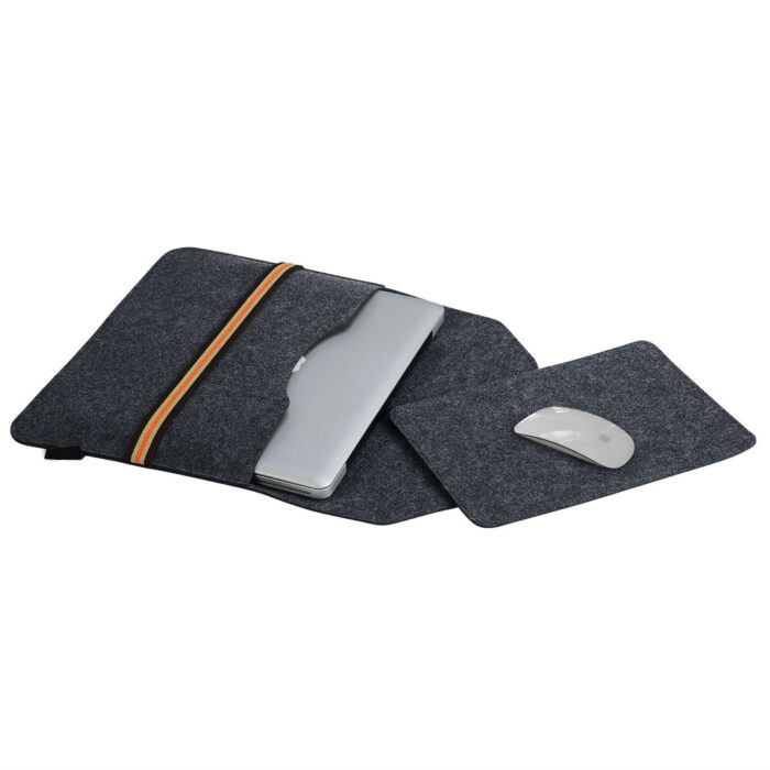 Slate Grey 11.6 inch Protective Felt Laptop Sleeve
