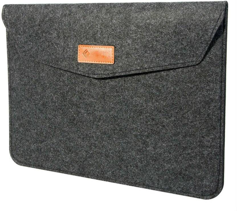 Slate Grey Felt Laptop Sleeve for 15-Inch MacBook Pro & Retina