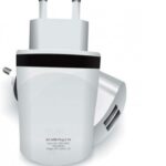 White 2.1 Dual Usb Charger