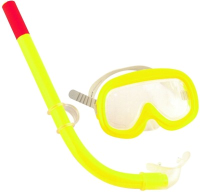Yellow Swimming Snorkel Set