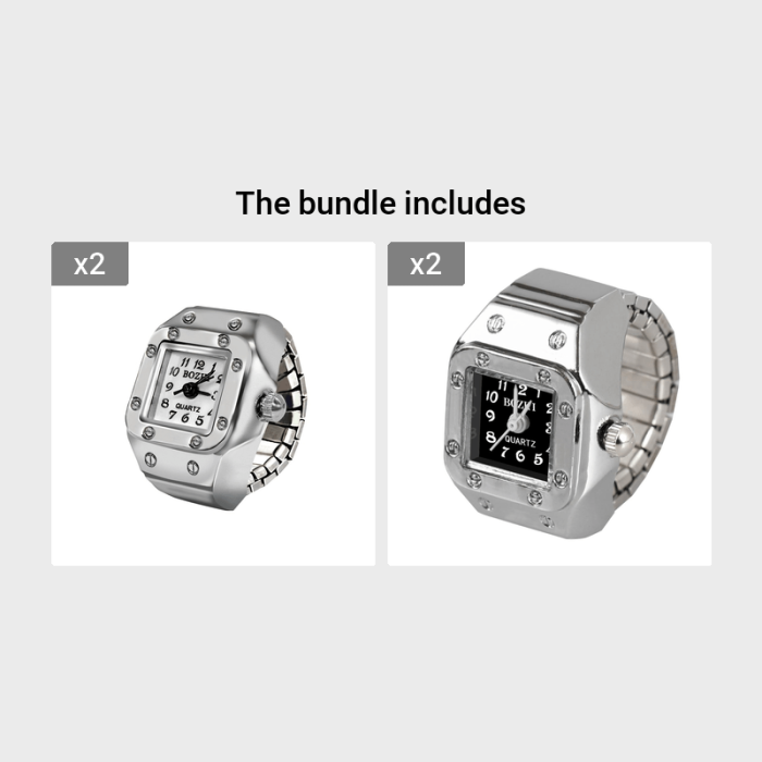 Men's Quartz Watch Ring Watch Zahuu.com